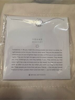 Bryan Anthonys Squad Bracelet - Silver Sun Pendant